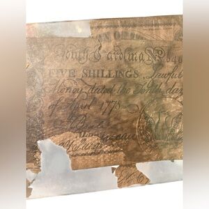 Five Shillings 1778 money